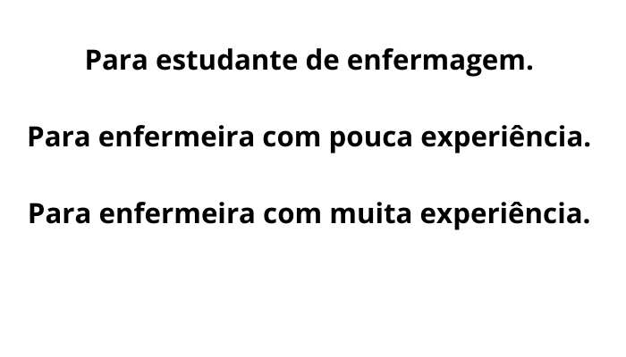 para quem - Curso Preparatório para Concurso para enfermagem