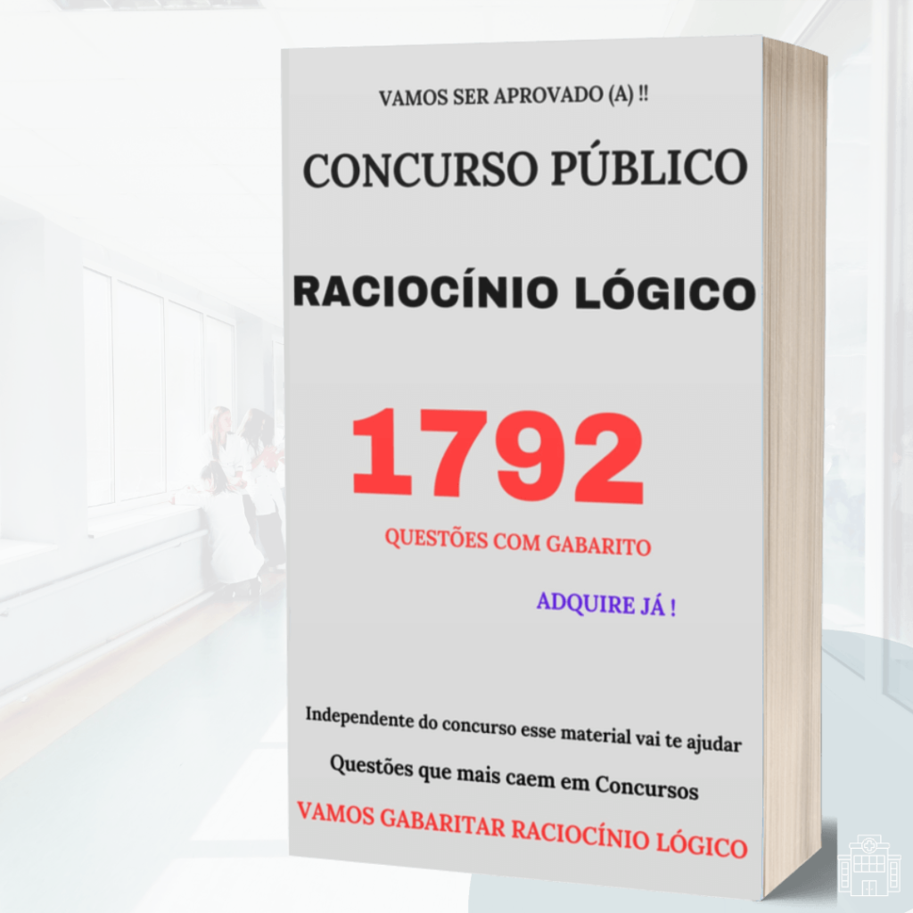 raciocinio logico 1024x1024 - kit concurso profissionais de Saúde